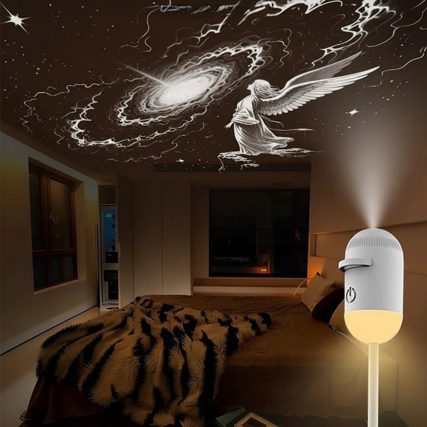 2-in-1 Leora Projecteur Veilleuse